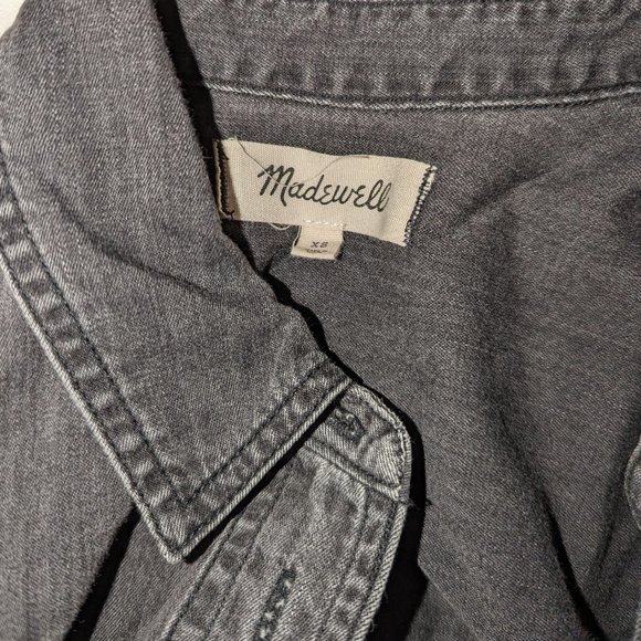 Madewell A-Line Mini Shirtdress in Colton Wash Size - Size XS - Picture 5 of 5